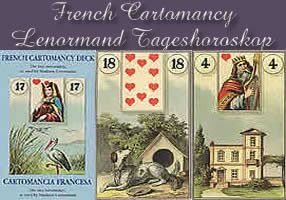 French Cartomancy Lenormandkarten Tageskarten und Tageshoroskop kostenlos